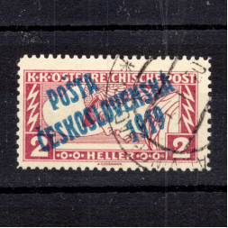 Briefmarke Tschechoslowakie, Pof.57A (Mi. 69Aa)#, 2h