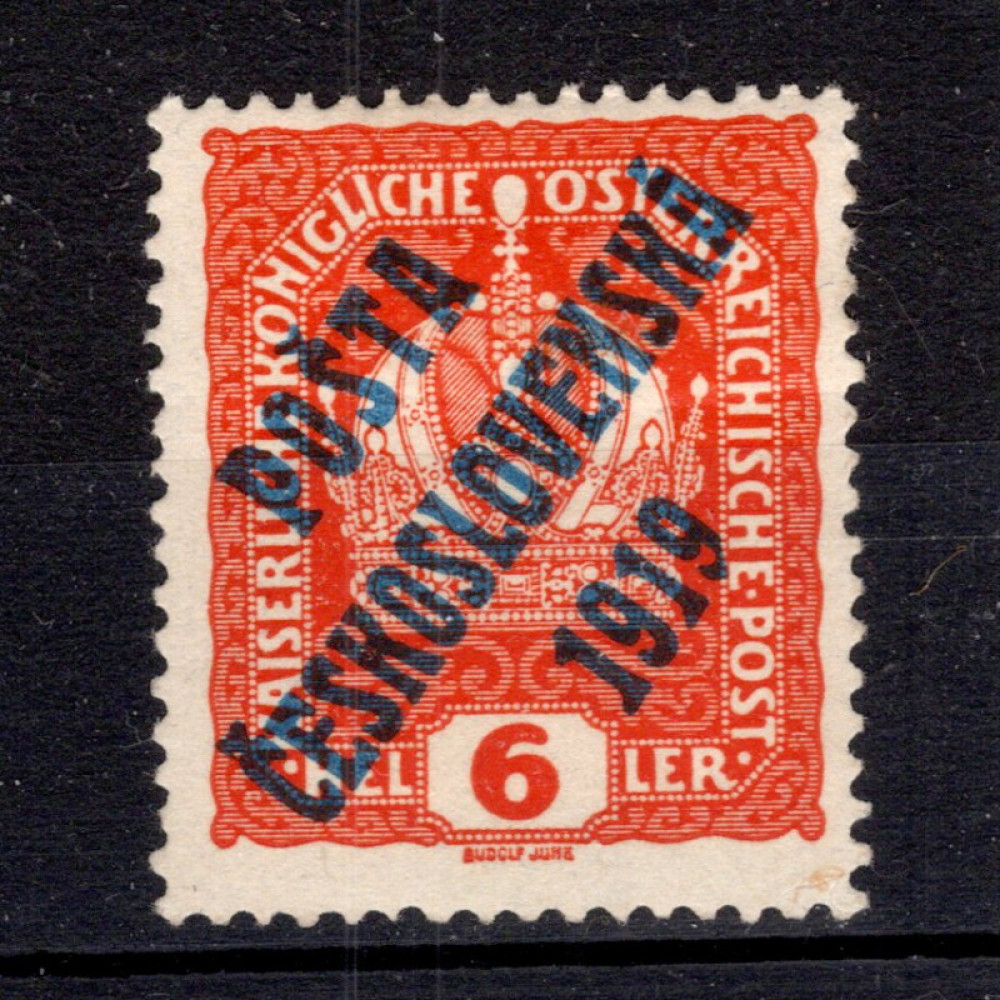 Sello Checoslovaquia, Pof.35 (Mi. 42), MH, 6h