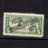Briefmarke Tschechoslowakie, Pof.58B (Pof. 58B)*, 5h