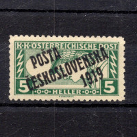 Briefmarke Tschechoslowakie, Pof.58B (Pof. 58B)*, 5h