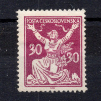 Známka ČSR, Pof.153*, 30h