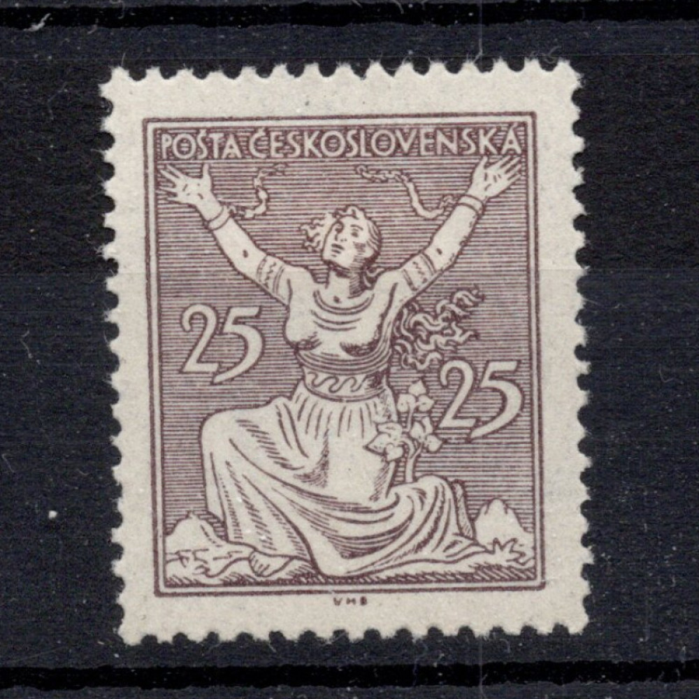 Selo Tchecoslováquia, Pof.152 (Mi. 171), MH, 25h