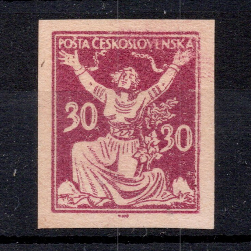 Zkusmý tisk ČSR, Pof.153(*), 30h