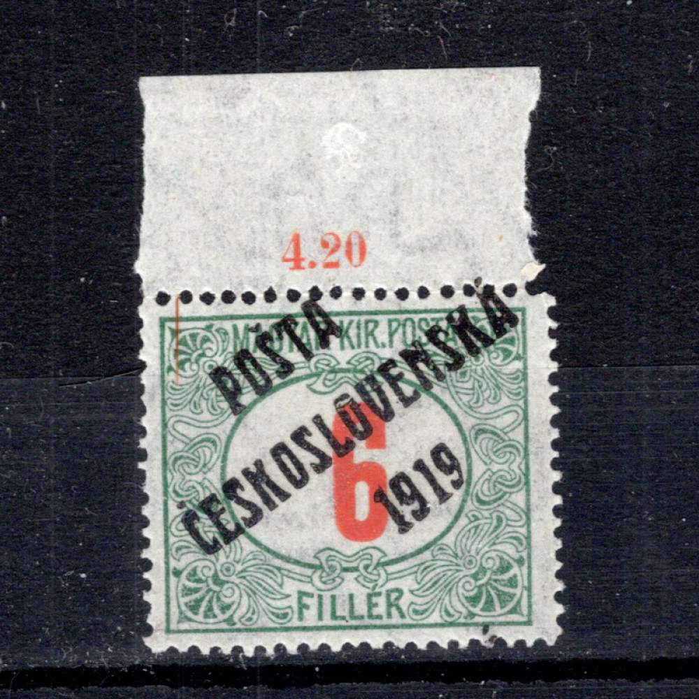 Briefmarke Tschechoslowakie, Pof.134 (Mi. 153)*, 6f