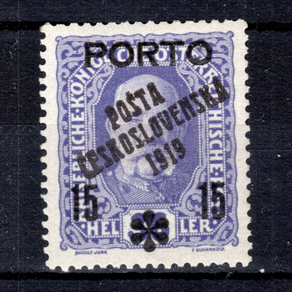 Selo Tchecoslováquia, Pof.86 (Mi. 95), MH, 15/36h