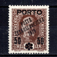 Briefmarke Tschechoslowakie, Pof.88 (Mi. 97)*, 50/42h