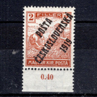 Známka ČSR, Pof.101*, IV. typ, 2f