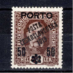 Sello Checoslovaquia, Pof.88 (Mi. 97), MH, 50/42h
