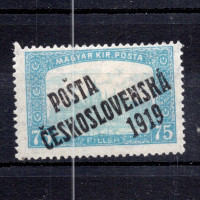 Sello Checoslovaquia, Pof.112 (Mi. 131), MH, 75f