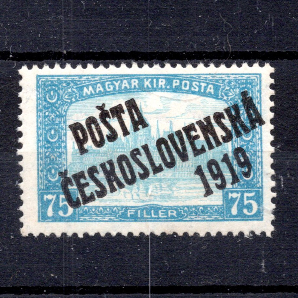 Sello Checoslovaquia, Pof.112 (Mi. 131), MH, 75f