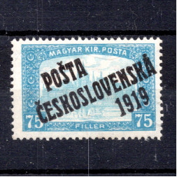Sello Checoslovaquia, Pof.112 (Mi. 131), MH, 75f