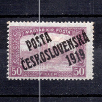 Známka ČSR, Pof.111*, III. typ, 50f