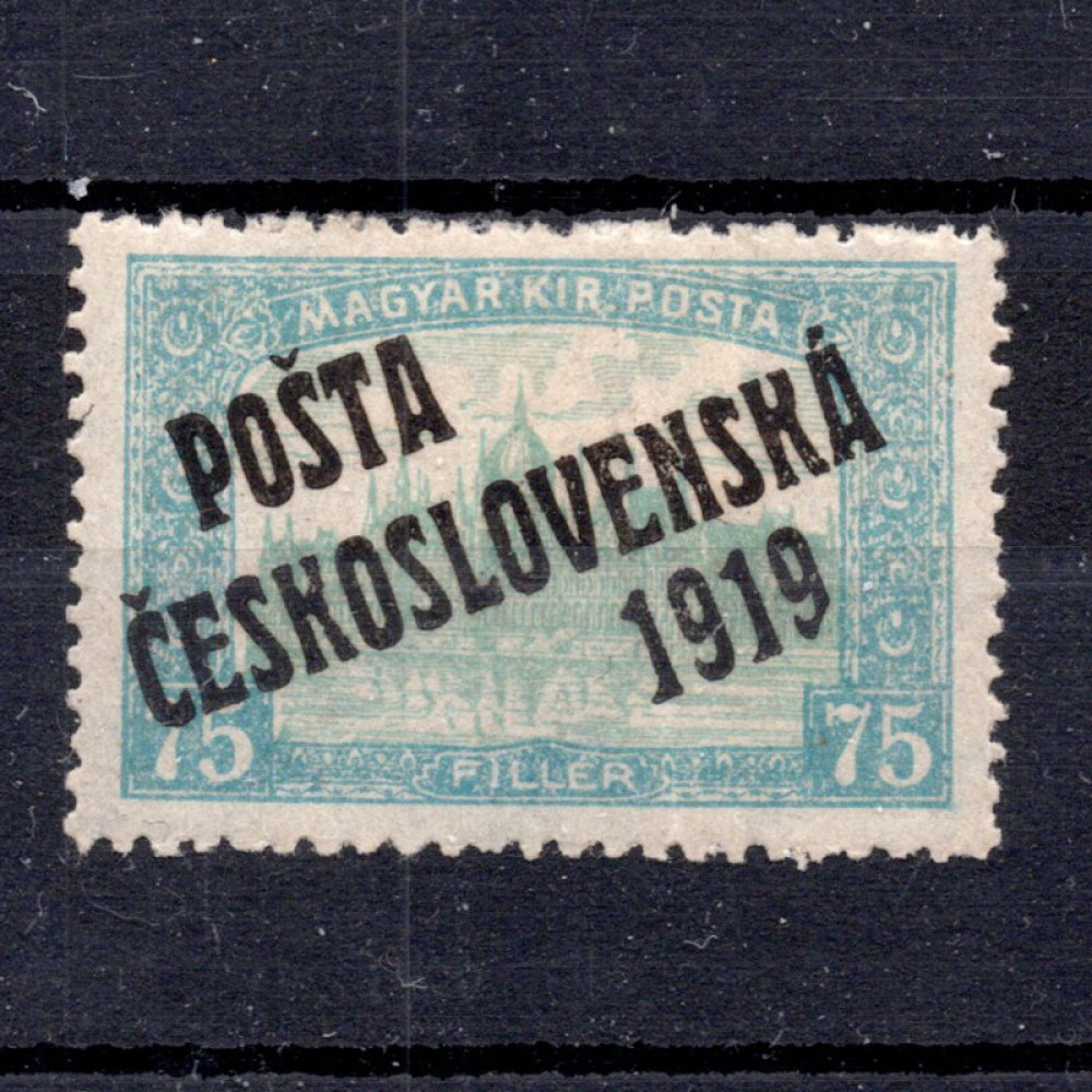 Sello Checoslovaquia, Pof.112 (Mi. 131), MH, 75f