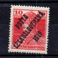 Briefmarke Tschechoslowakie, Pof.119 (Mi. 138)*, 10f