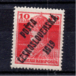 Briefmarke Tschechoslowakie, Pof.119 (Mi. 138)*, 10f