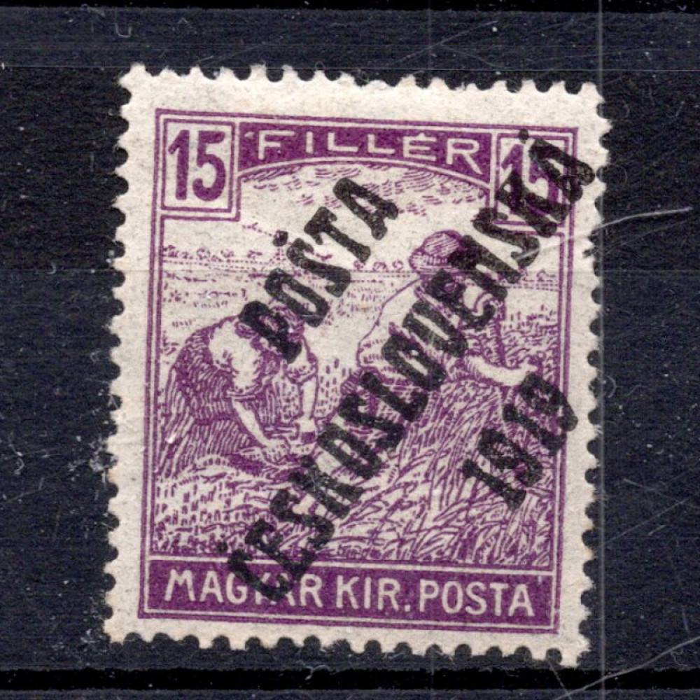 Selo Tchecoslováquia, Pof.106 (Mi. 125), MH, 15f