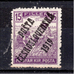 Sello Checoslovaquia, Pof.106 (Mi. 125), MNH, 15f