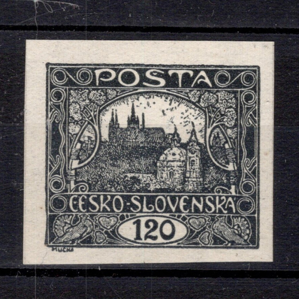 Briefmarke Tschechoslowakie, Pof.21c (Pof. 21c)*, 120 h