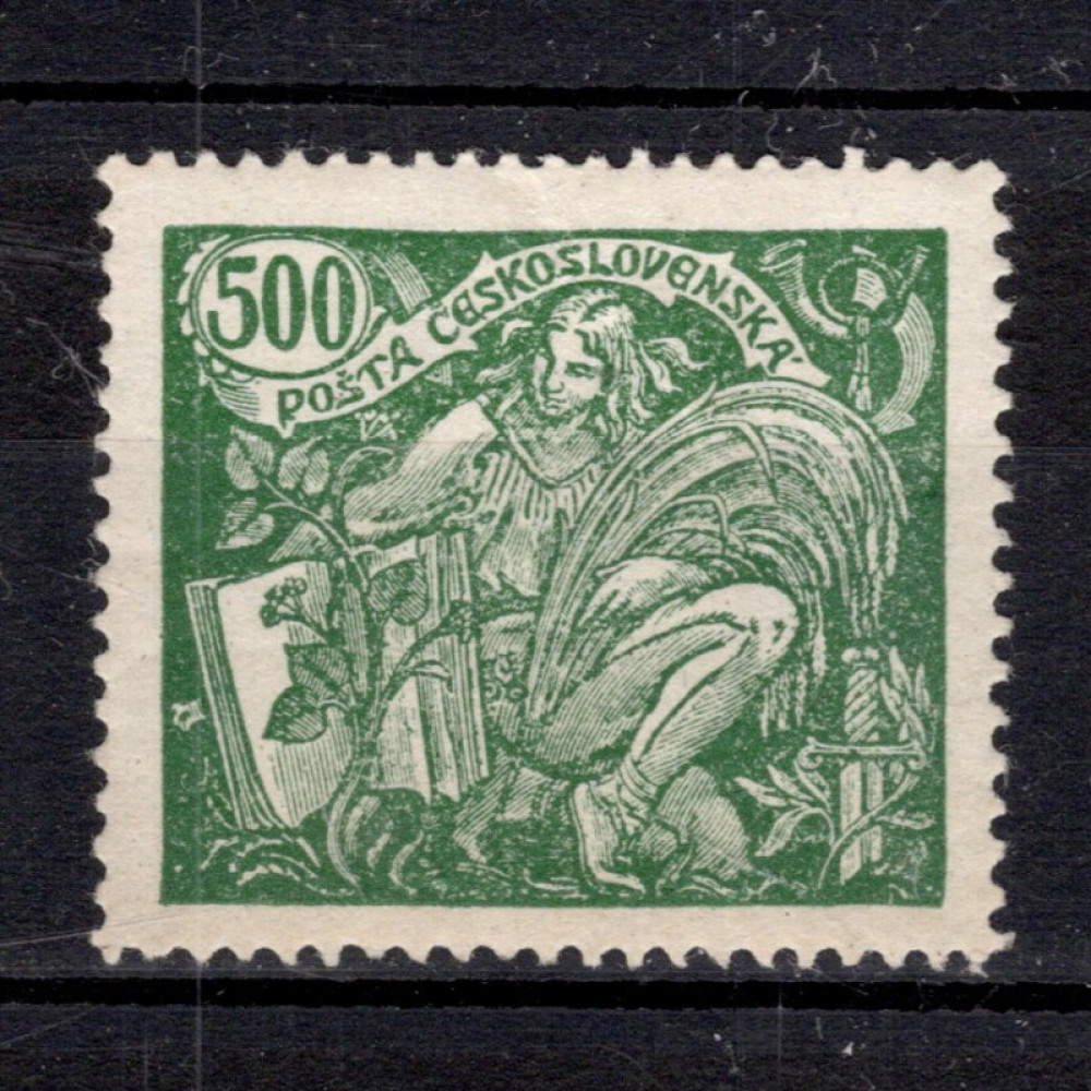 Briefmarke Tschechoslowakei, Pof.168B (Mi. 187B)*, 500 h
