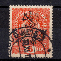 Známka ČSR, Pof.RV87#, Hornerův přetisk, zk. Vrba