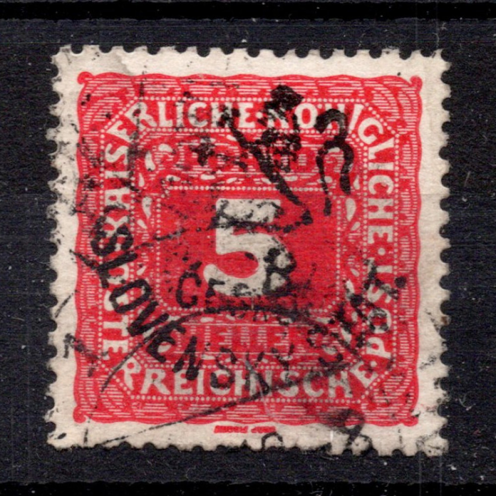 Známka ČSR, Pof.RV108#, Hornerův přetisk, zk. Vrba