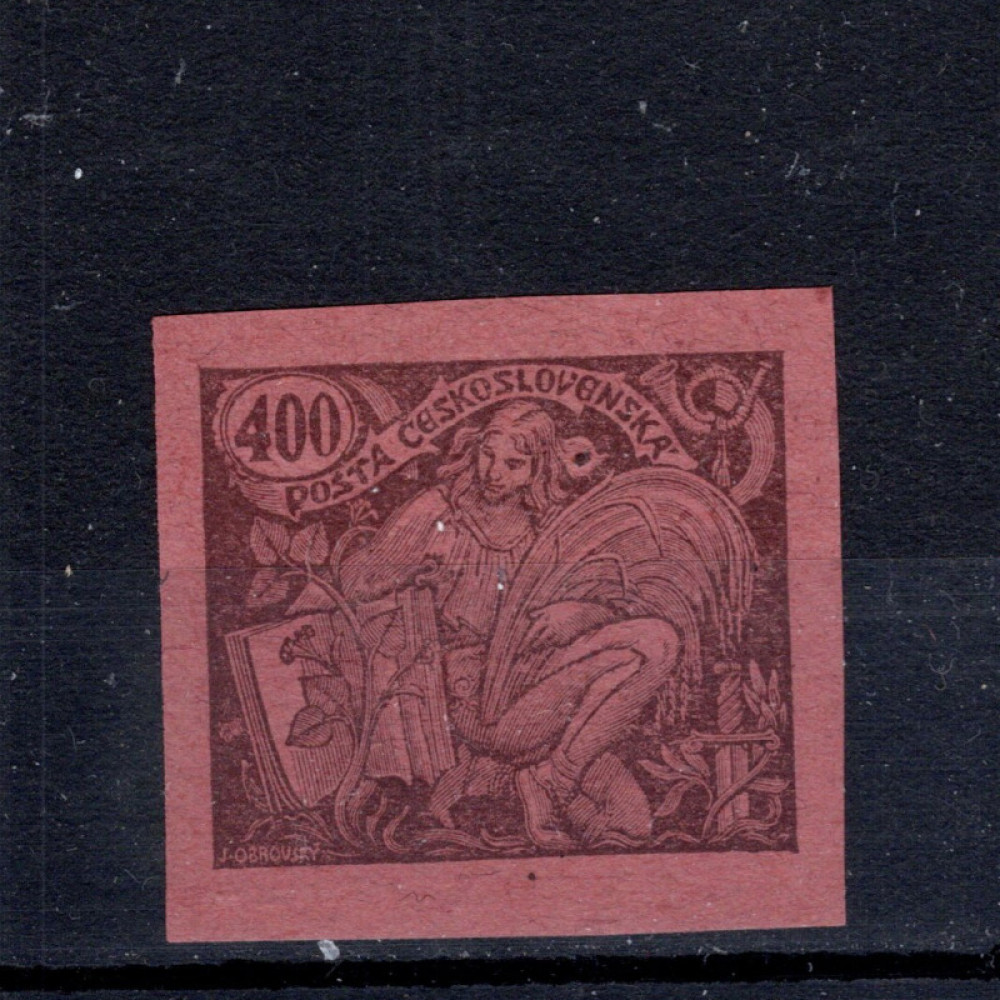 Pruebas de impresión Checoslovaquia, Pof.167 (Mi. 186), (*), 400h