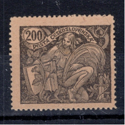 Provas de impressão Tchecoslováquia, Pof.165 (Mi. 184), (*), 200h