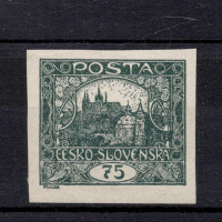 Sello Checoslovaquia, Pof.18 (Mi. 31), MH, 75h