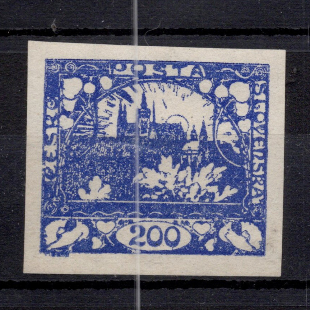 Stamp Czechoslovakia, Pof.22b (Pof. 22b), MH, 200h