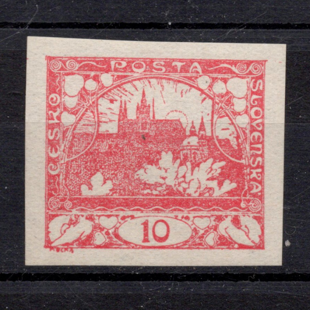 Sello Checoslovaquia, Pof.5 (Mi. 3), MH, 10h