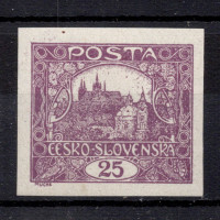 Selo Tchecoslováquia, Pof.11 (Mi. 28), MH, 25h