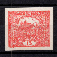 Briefmarke Tschechoslowakie, Pof.7 (Mi. 26)*, 15h