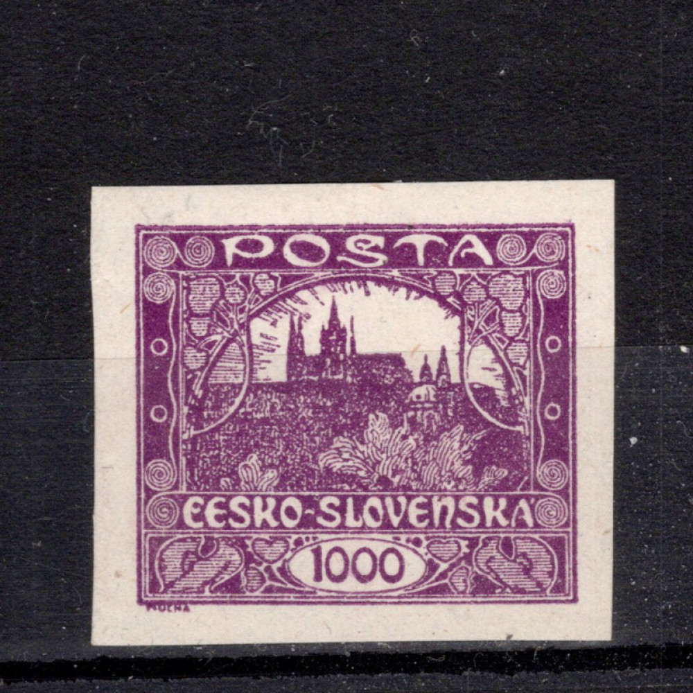 Briefmarke Tschechoslowakie, Pof.26 (Mi. 23)*, 1000h