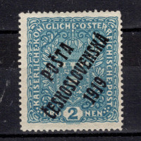Briefmarke Tschechoslowakie, Pof.48II (Mi. 55II)*, 2K