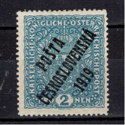 Selo Tchecoslováquia, Pof.48II (Mi. 55II), MH, 2K