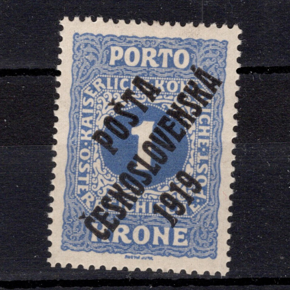 Selo Tchecoslováquia, Pof.80 (Mi. 89), MH, 1K