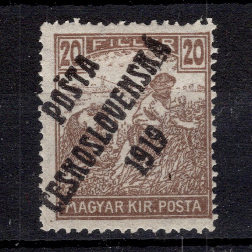 Sello Checoslovaquia, Pof.107 (Mi. 126), MH, 20f