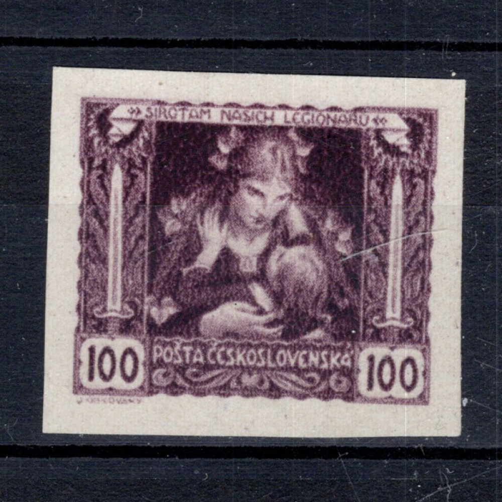 Briefmarke Tschechoslowakie, Pof.31N (Mi. 38Ua)*, 100h