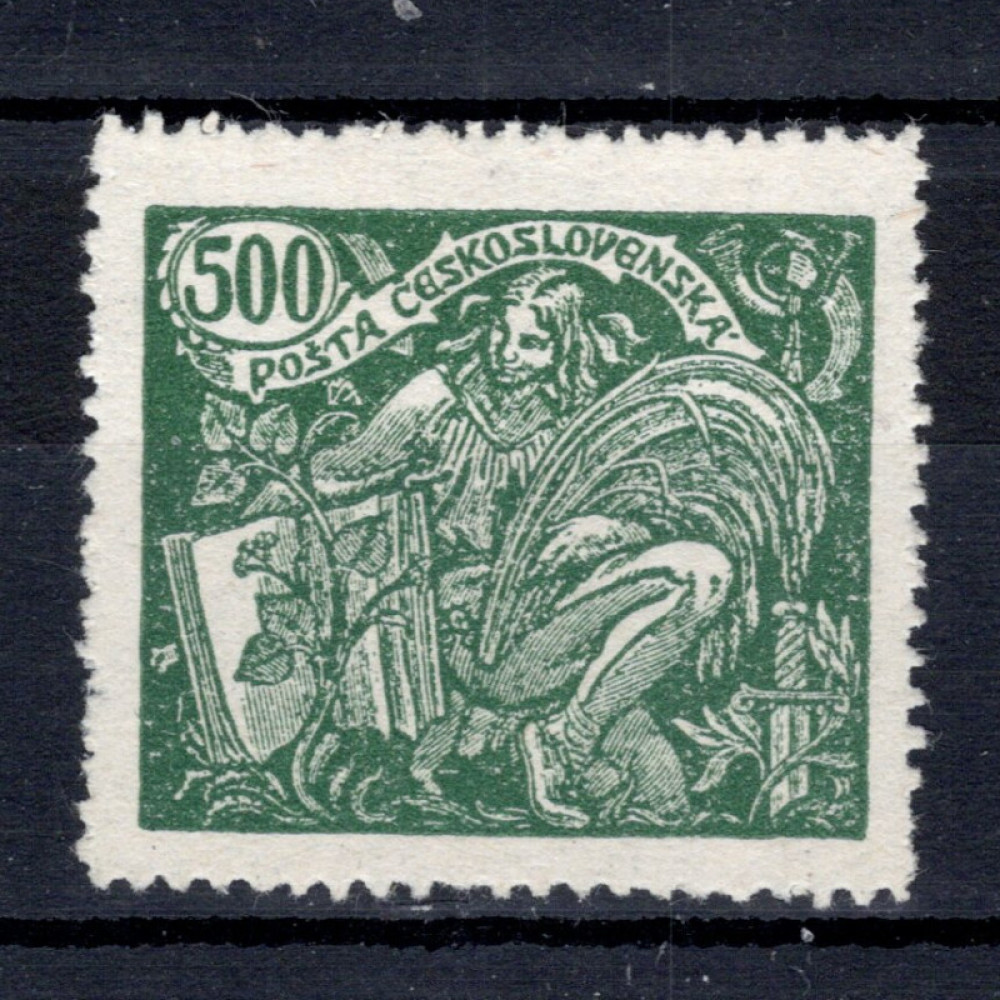 Selo Tchecoslováquia, Pof.168 (Mi. 187), MH, 500h