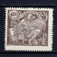 Sello Checoslovaquia, Pof.167 (Mi. 186), MH, 400h