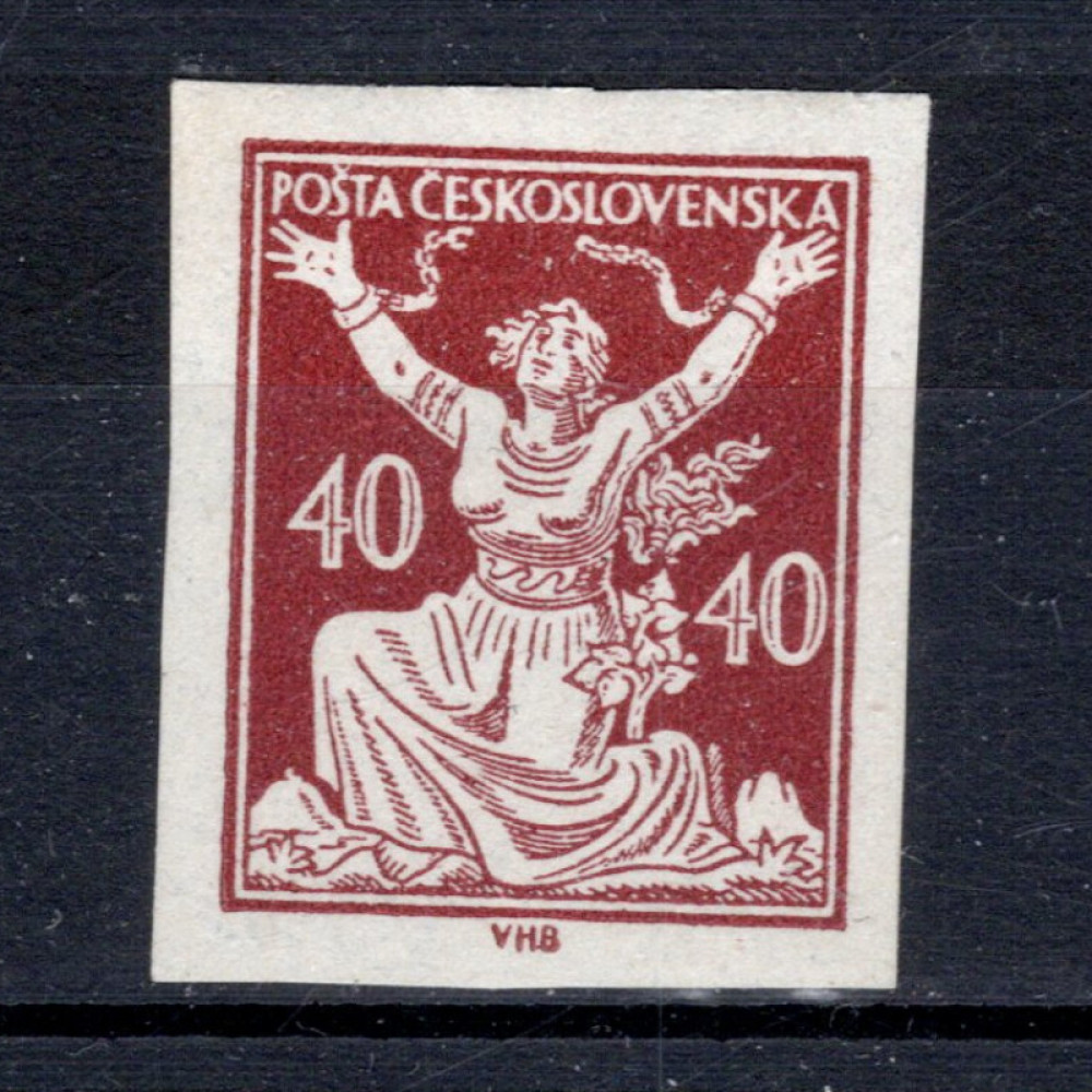 Známka ČSR, Pof.154N*