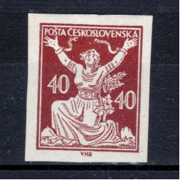 Briefmarke Tschechoslowakie, Pof.154N (Pof. 154N)*