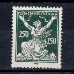 Sello Checoslovaquia, Pof.161 (Mi. 180), MH, 250h