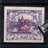 Selo Tchecoslováquia, Pof.SO21 (Mi. 23), MH, 400h