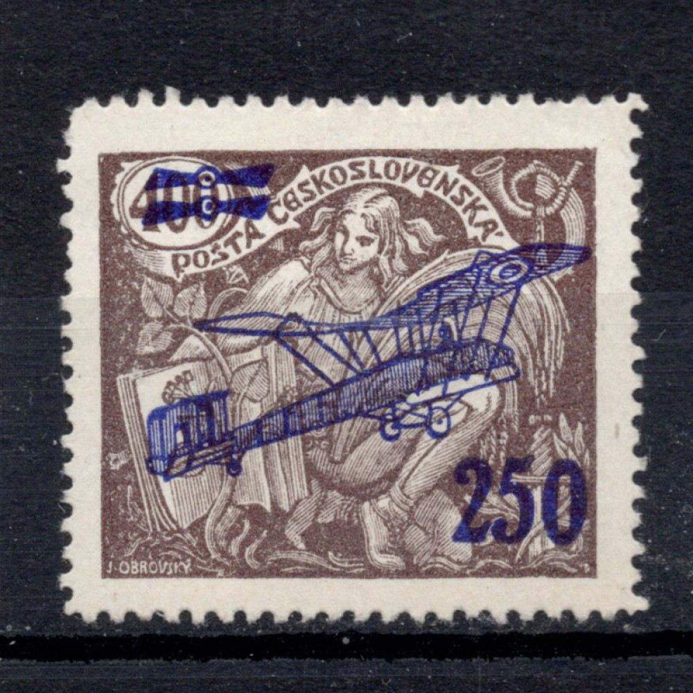 Stamp Czechoslovakia, Pof.L6 (Mi. 201), MH, 250 / 400h