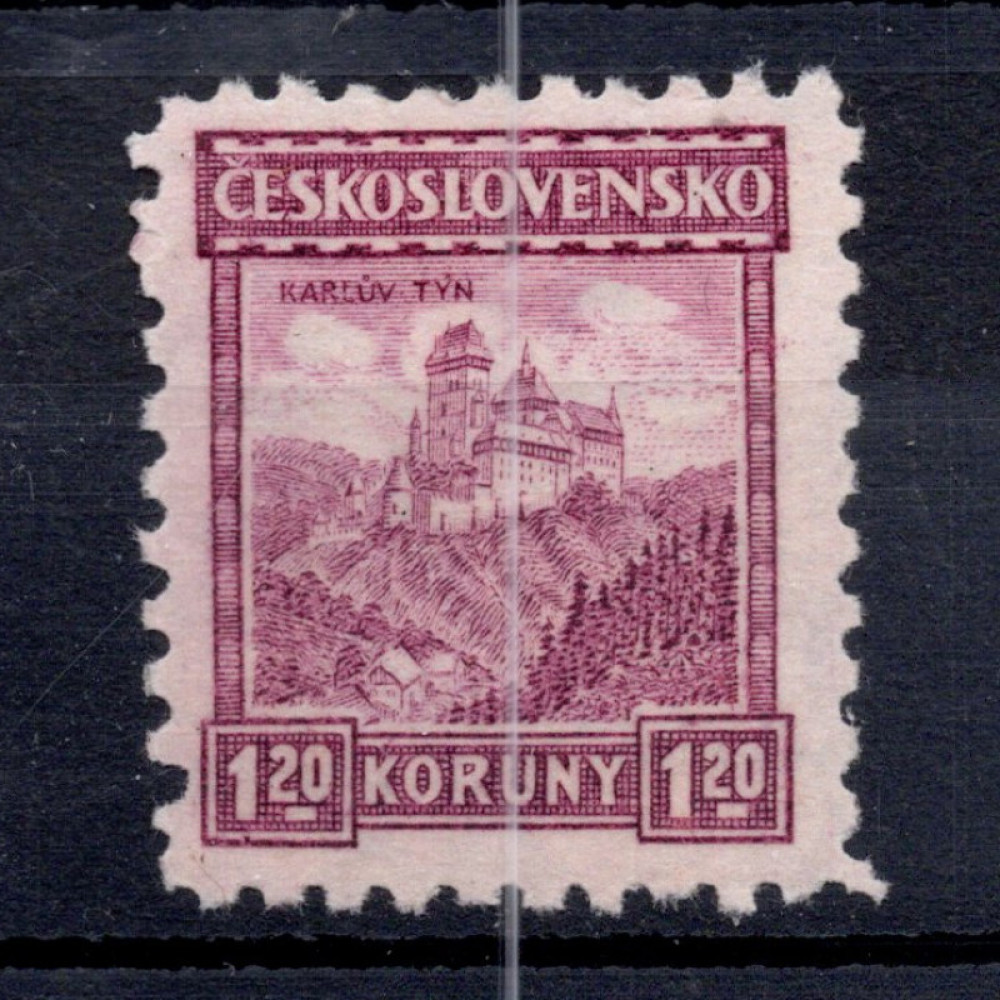 Stamp Czechoslovakia, Pof.212 (Mi. 250), MH, 1,20 Kč