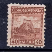 Známka ČSR, Pof.211*, 40h