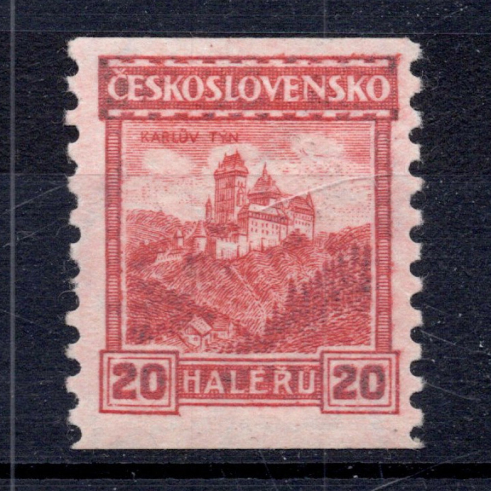 Známka ČSR, Pof.209A*, 20h