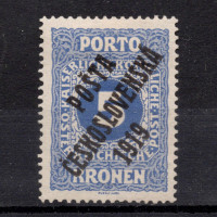 Briefmarke Tschechoslowakie, Pof.81 (Mi. 90)*, 5K