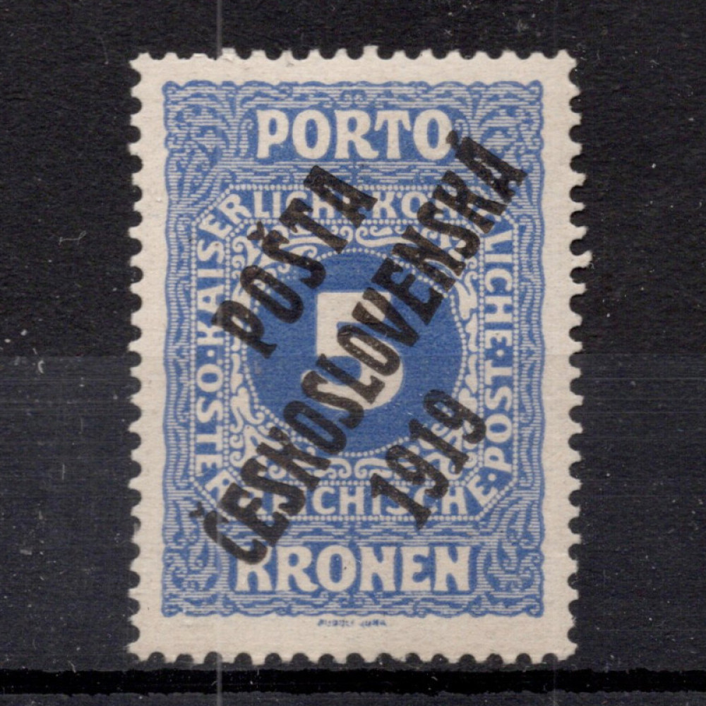 Selo Tchecoslováquia, Pof.81 (Mi. 90), MH, 5K